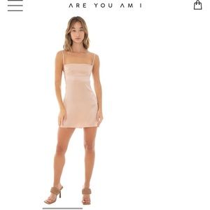ARE YOU AM I silk dress